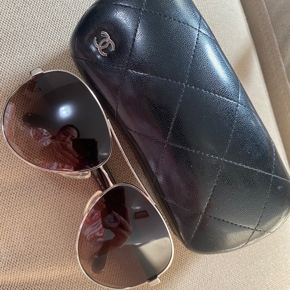 Chanel Aviator Sunglasses - Picture 1 of 6
